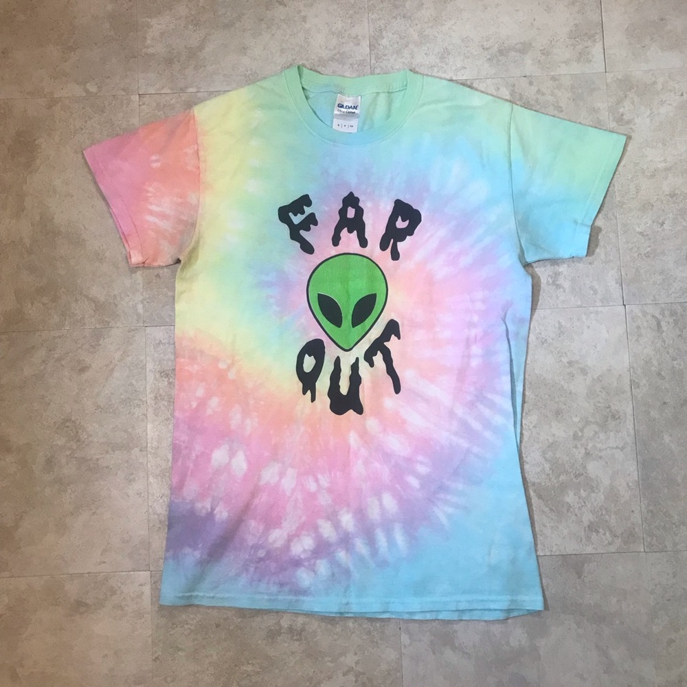 Far Out Tye-dye Shirt Size S